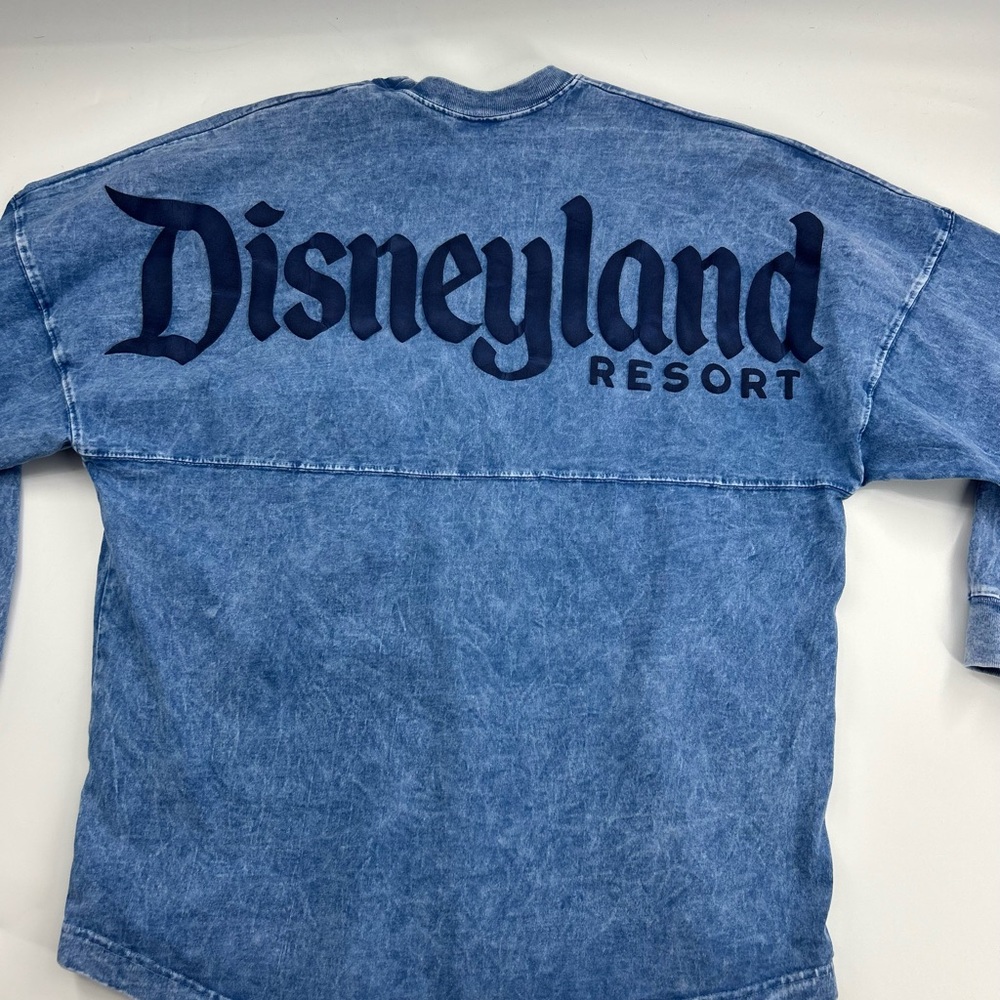 Disneyland Resort Blue Jersey Baggy Long Sleeve T Shirt Women’s Large
